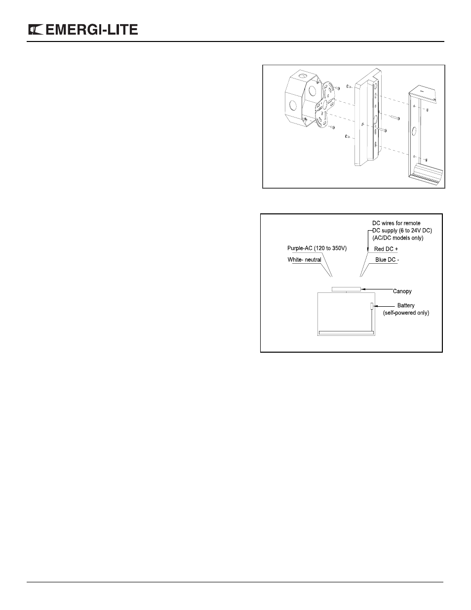 X10 steel series - self powered led exits, Testing, Maintenance | Emergi-Lite X10 LED Series User Manual | Page 2 / 2