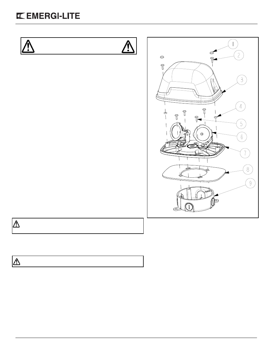 Emergi-Lite Survive-All EF40 Series User Manual | 1 page