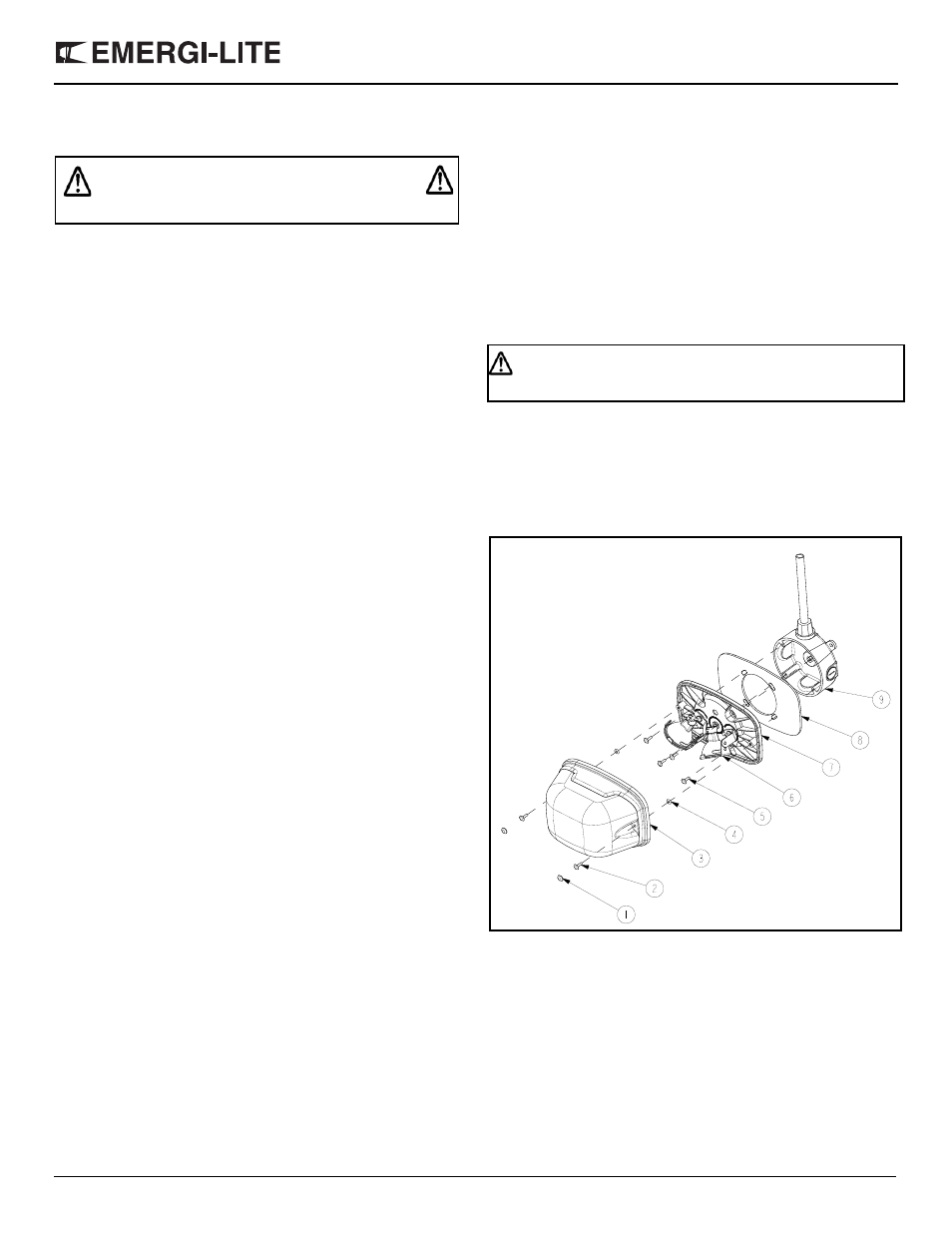 Emergi-Lite Survive-All EF41 Series User Manual | 1 page