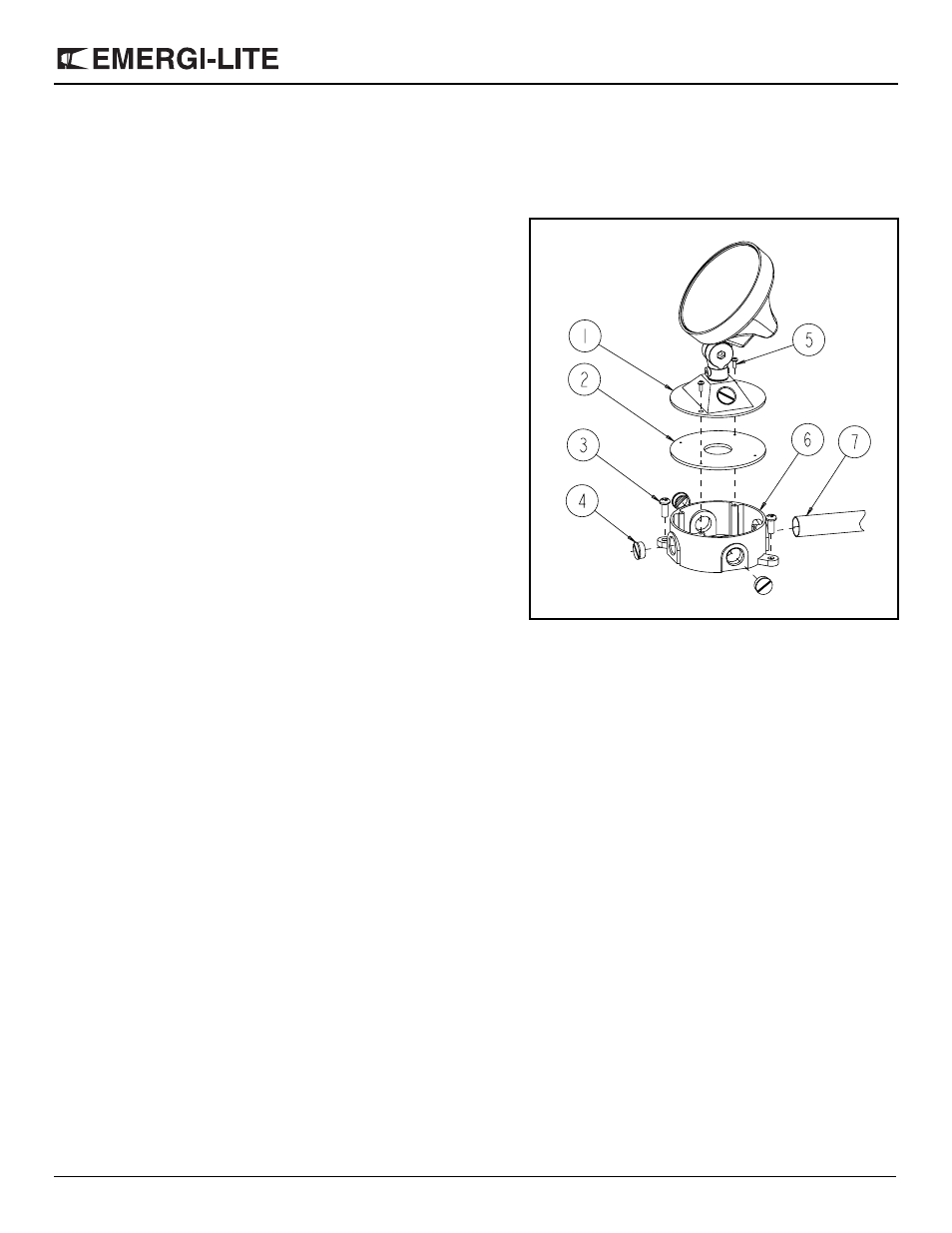 Emergi-Lite Weatherproof - EF11DX Series User Manual | 1 page