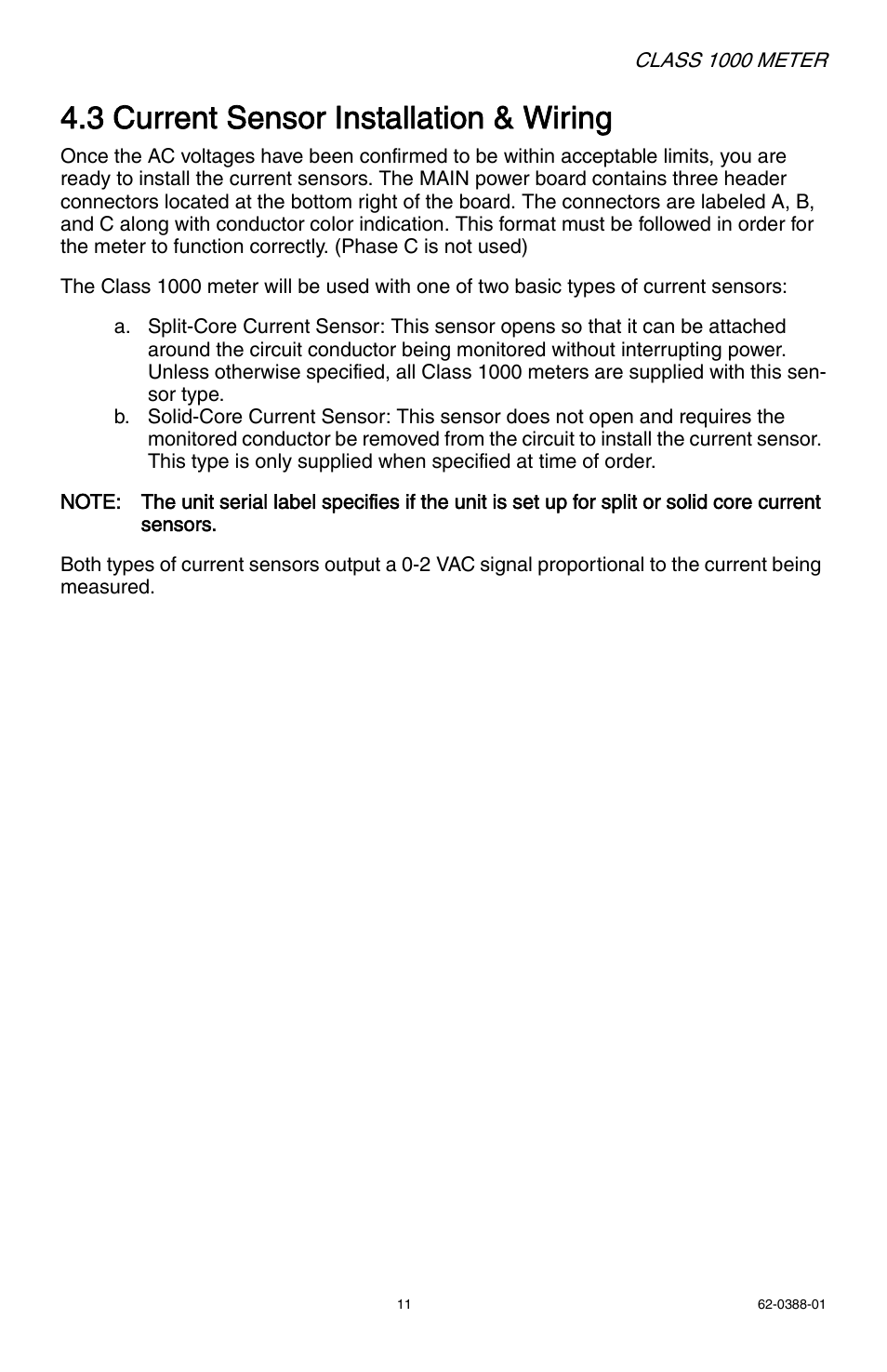 3 current sensor installation & wiring | E-Mon E10-2277200JKIT User Manual | Page 11 / 32