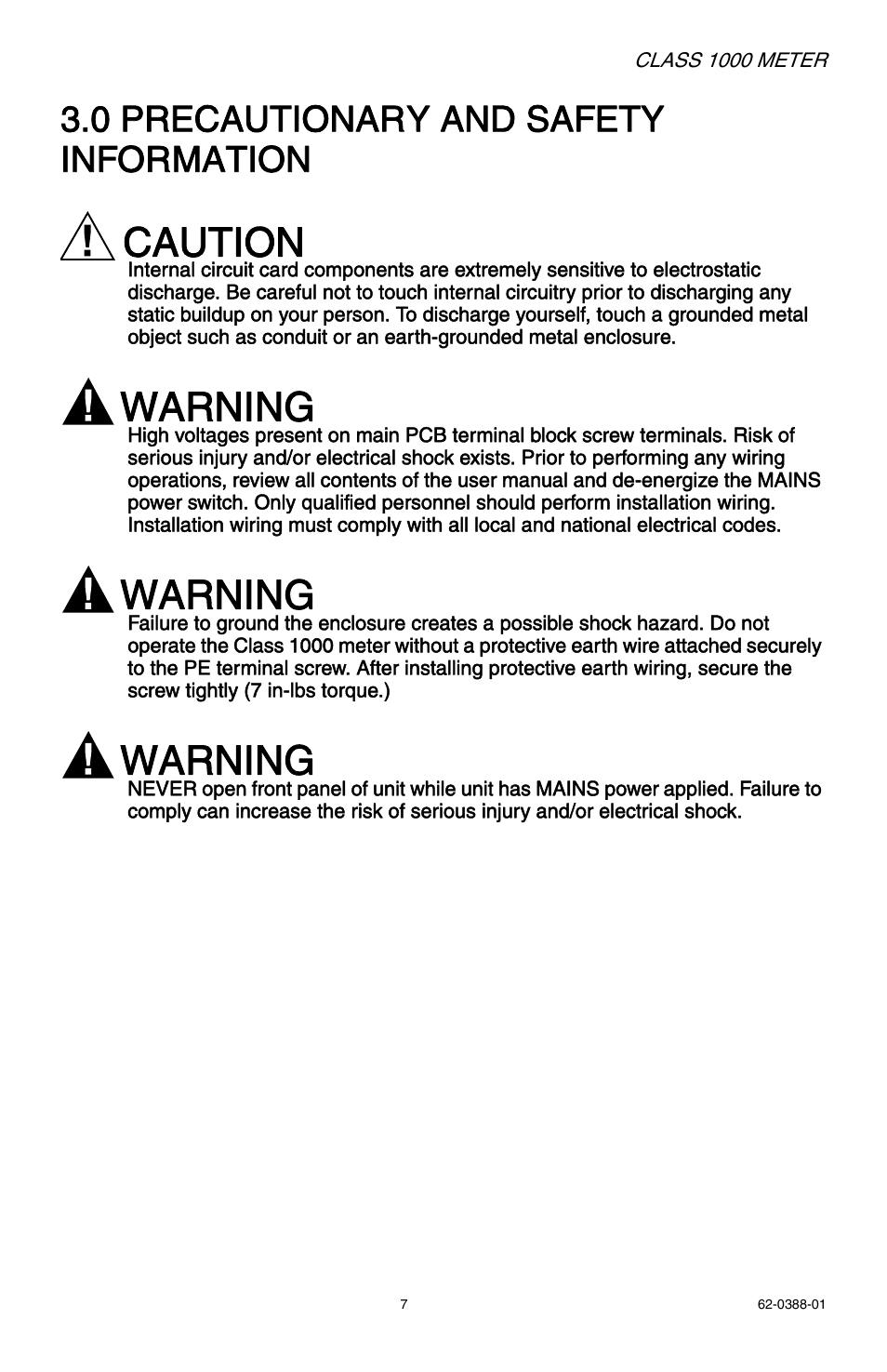Caution, Warning, 0 precautionary and safety information | E-Mon E10-2277200JKIT User Manual | Page 7 / 32