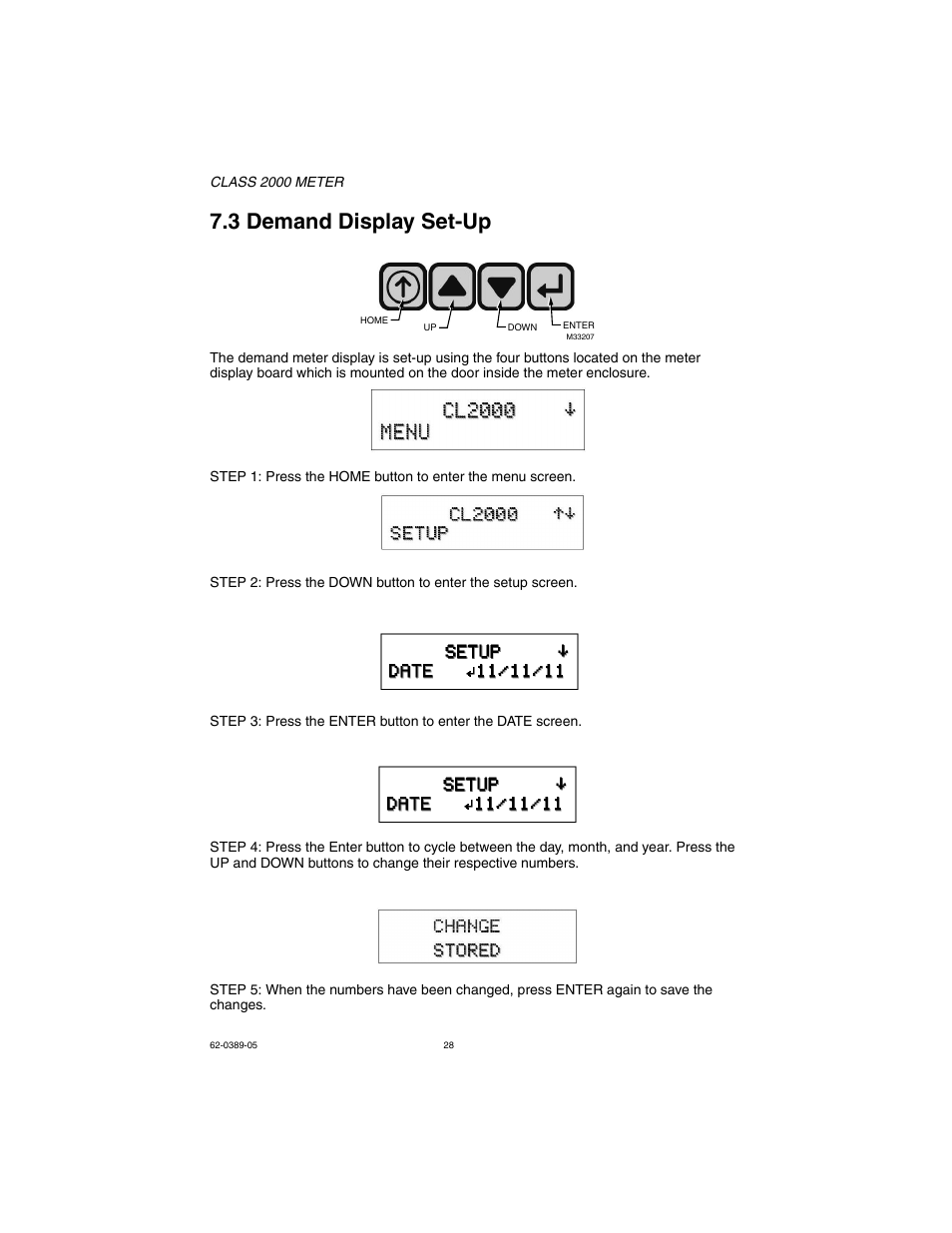 3 demand display set-up | E-Mon E20-6003200J-D-KIT User Manual | Page 28 / 52