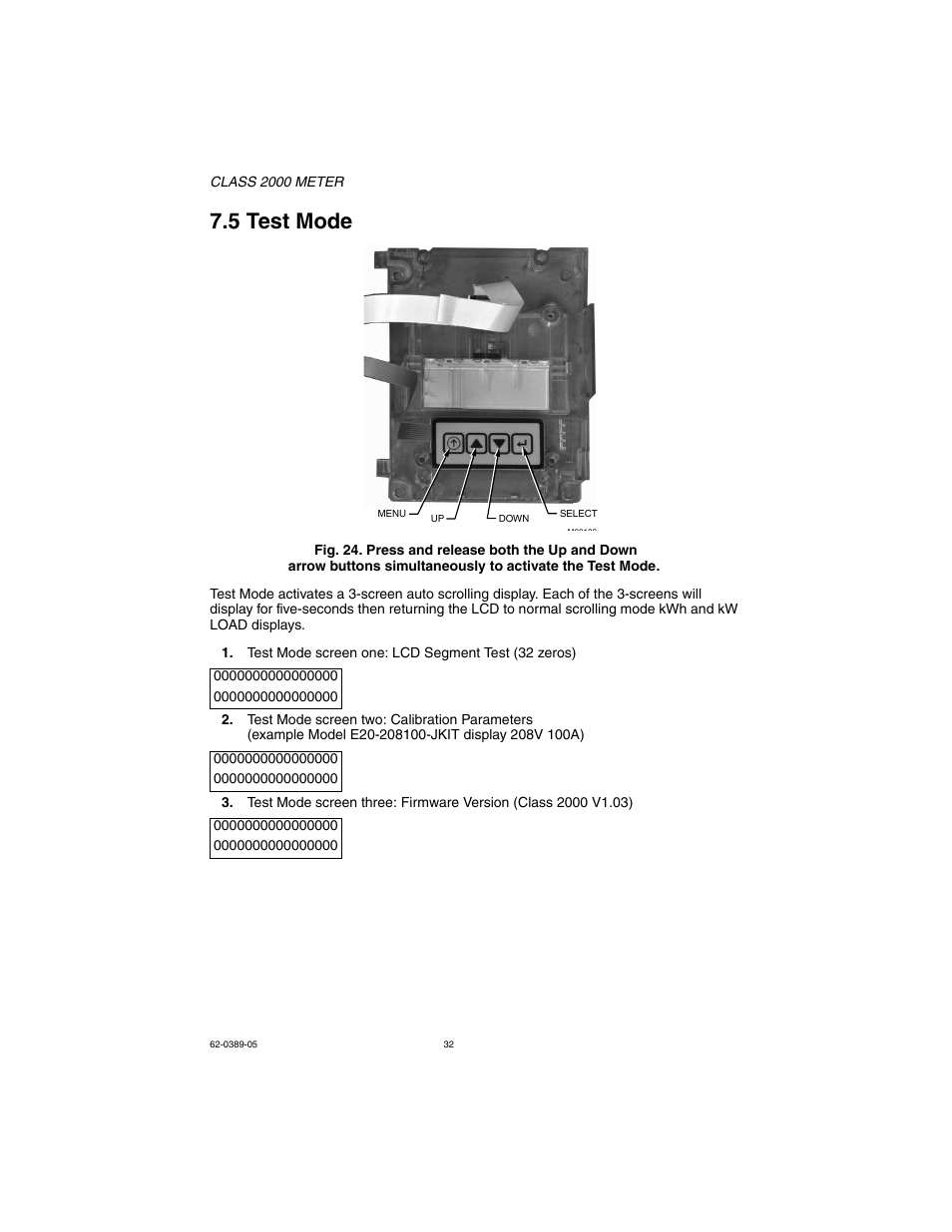 5 test mode | E-Mon E20-6003200J-D-KIT User Manual | Page 32 / 52