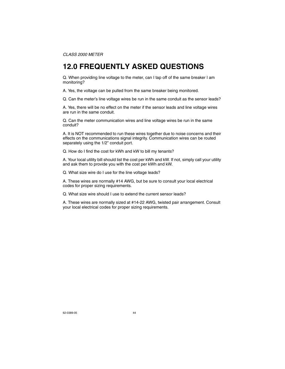 0 frequently asked questions | E-Mon E20-6003200J-D-KIT User Manual | Page 44 / 52