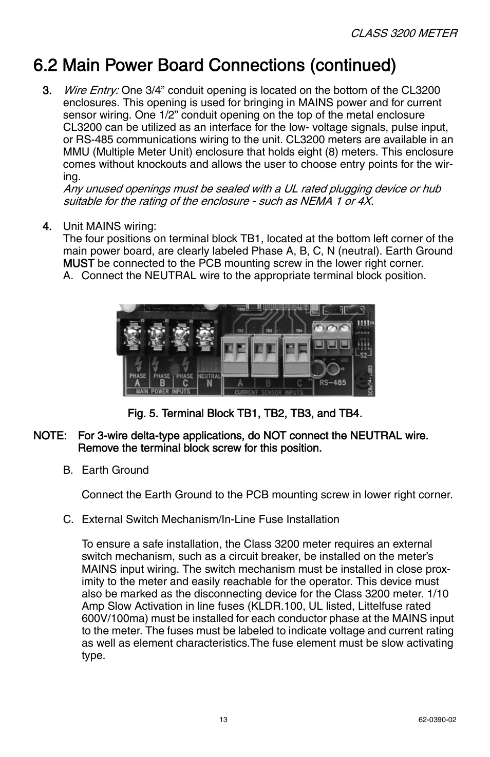 2 main power board connections (continued) | E-Mon E32-6003200REZ7KIT User Manual | Page 13 / 52