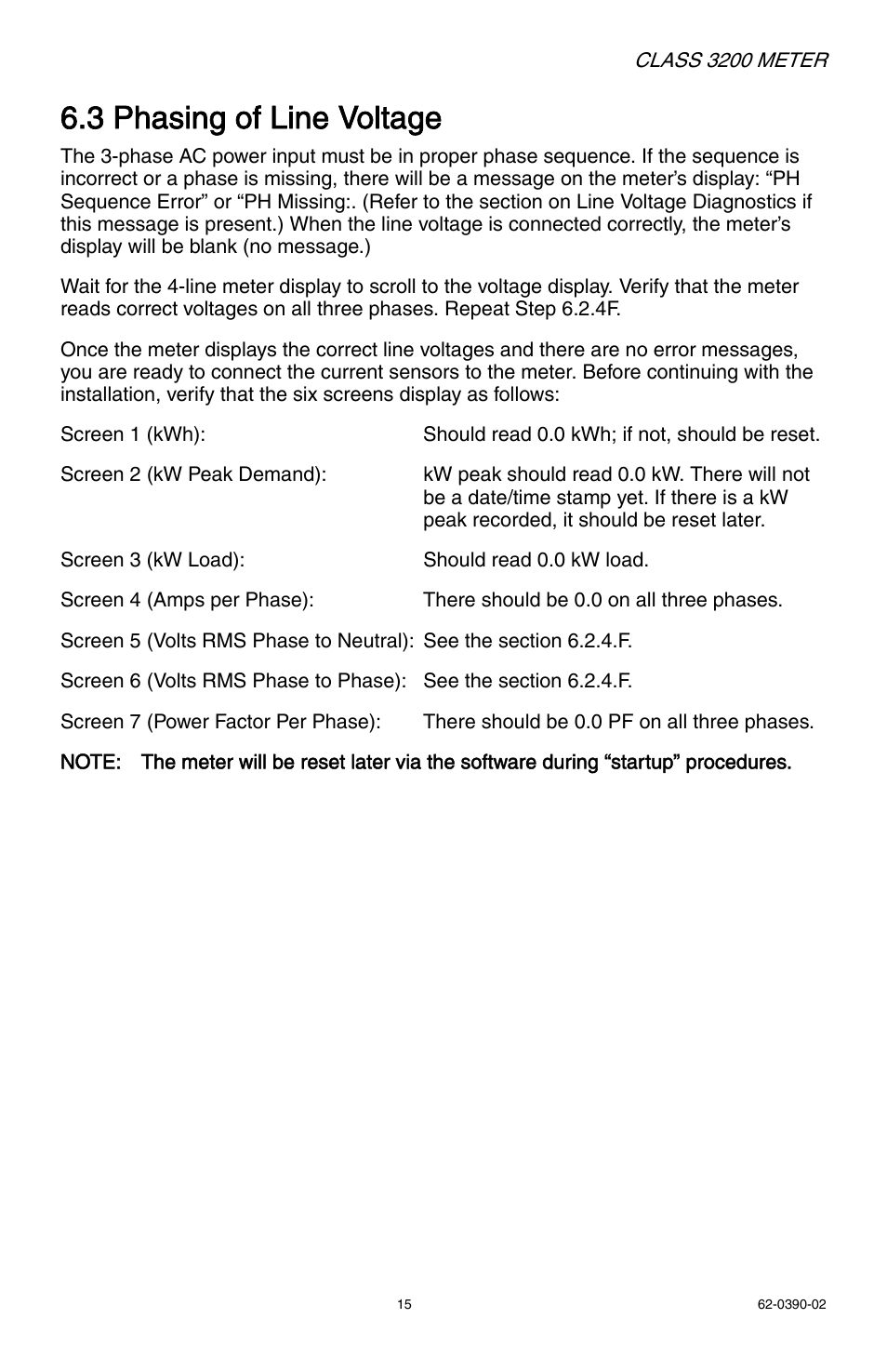 3 phasing of line voltage | E-Mon E32-6003200REZ7KIT User Manual | Page 15 / 52