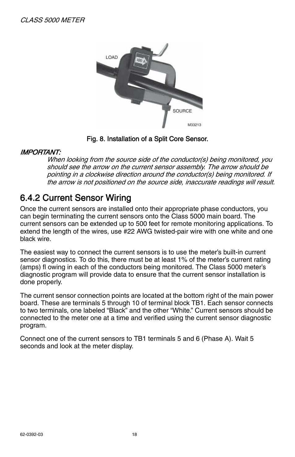 2 current sensor wiring | E-Mon E50-6003200R*KIT User Manual | Page 18 / 64