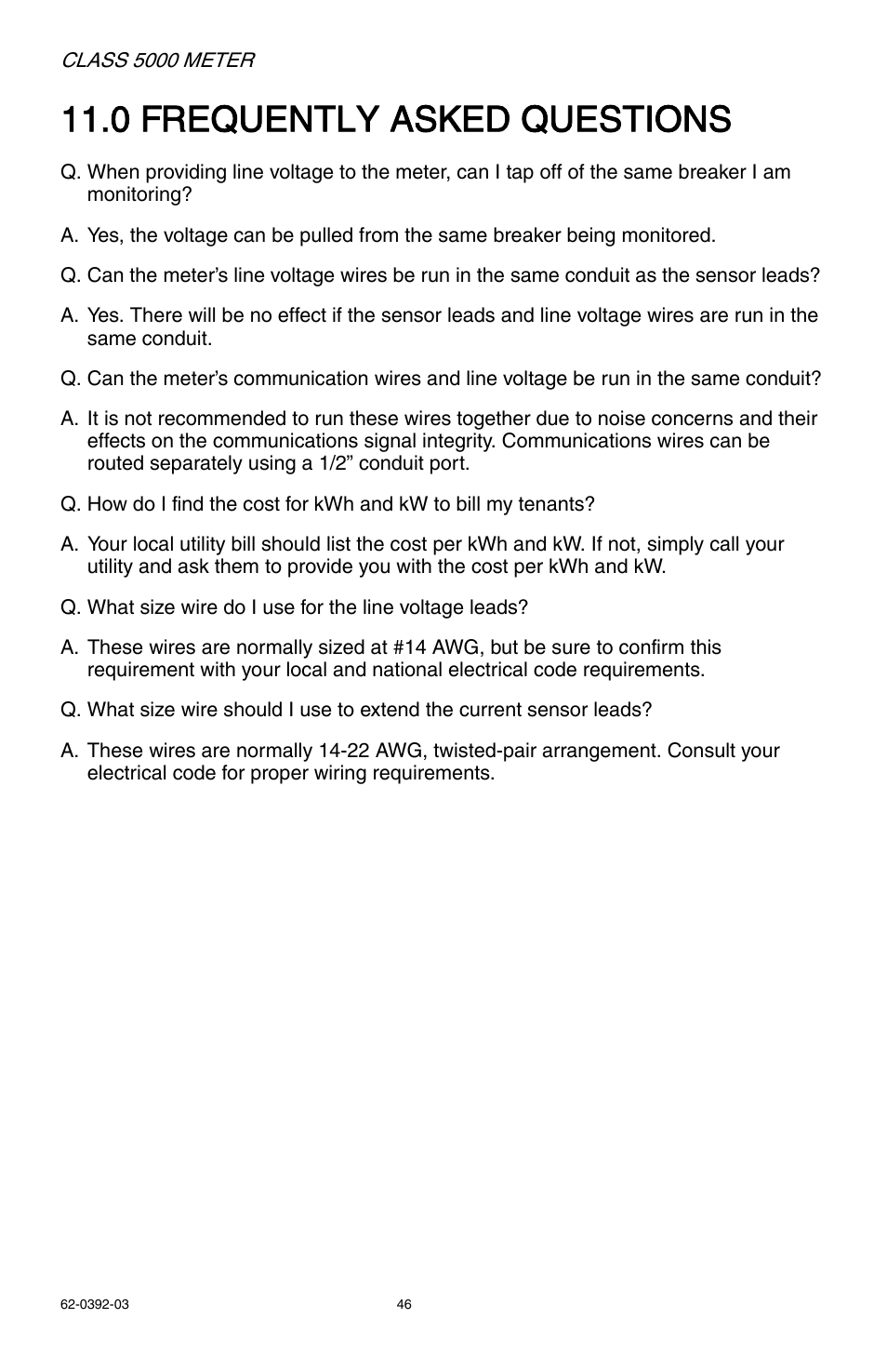 0 frequently asked questions | E-Mon E50-6003200R*KIT User Manual | Page 46 / 64