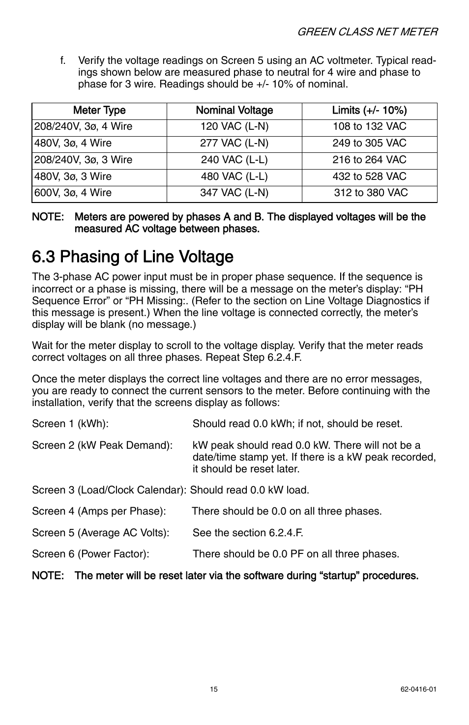 3 phasing of line voltage | E-Mon E50-6003200J*-N-KIT User Manual | Page 15 / 48