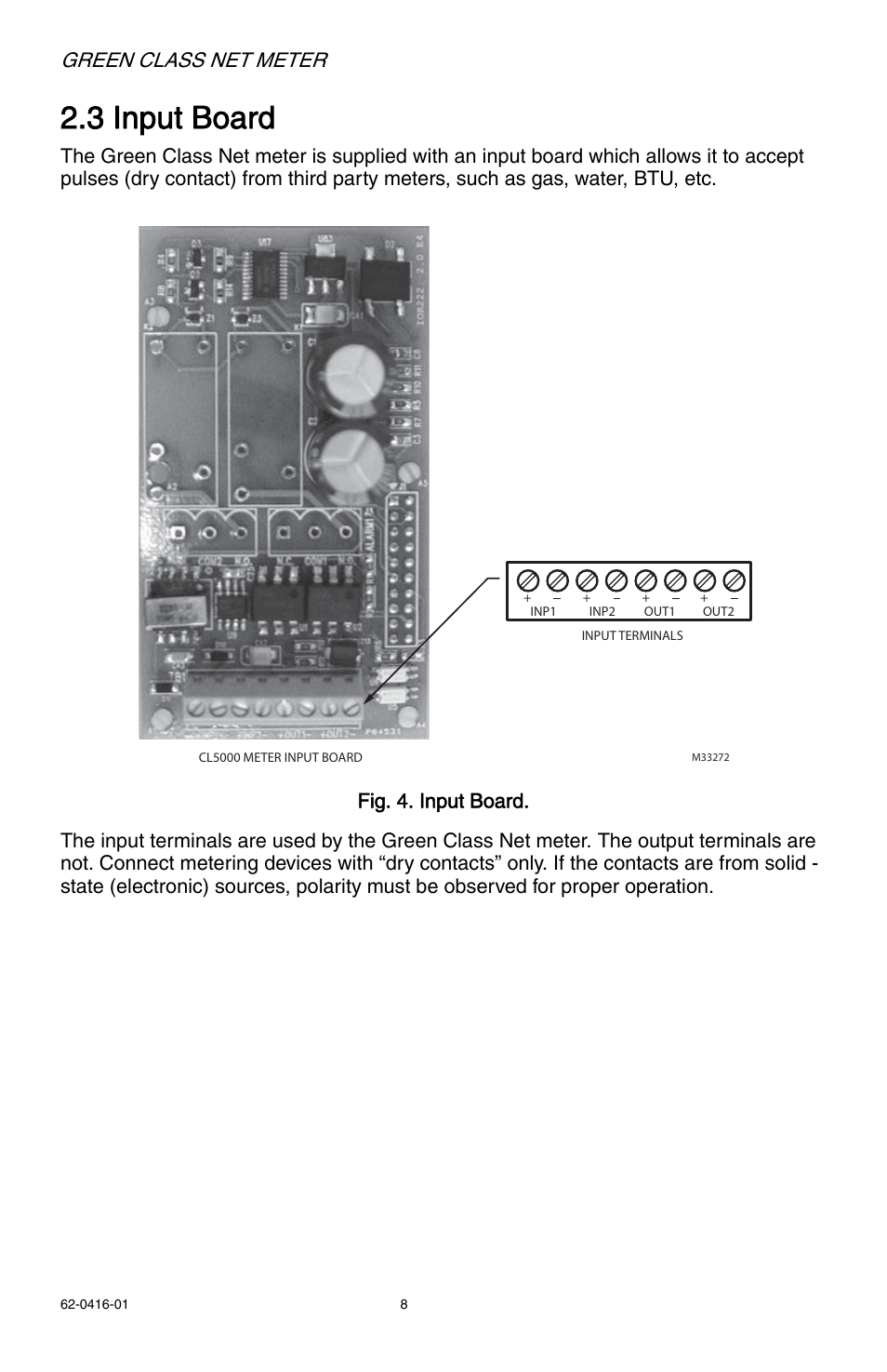 3 input board, Green class net meter | E-Mon E50-6003200J*-N-KIT User Manual | Page 8 / 48