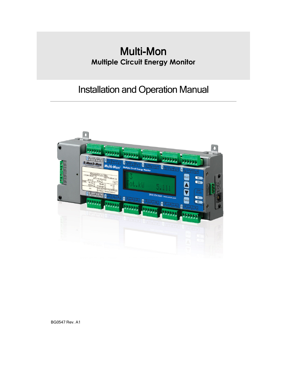 E-Mon E-MM-RTU-D-N User Manual | 72 pages