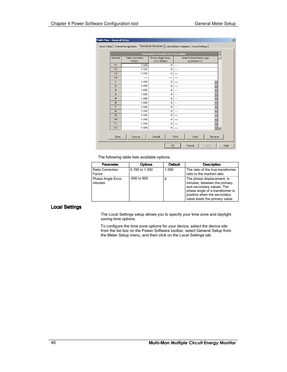 Local settings | E-Mon E-MM-RTU-D-N User Manual | Page 46 / 72