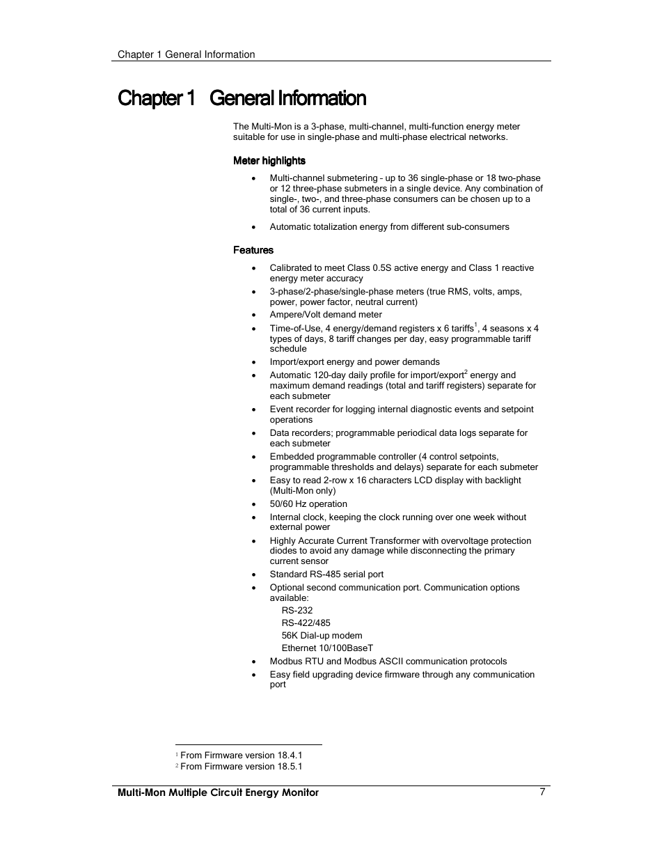 Chapter | E-Mon E-MM-RTU-D-N User Manual | Page 7 / 72