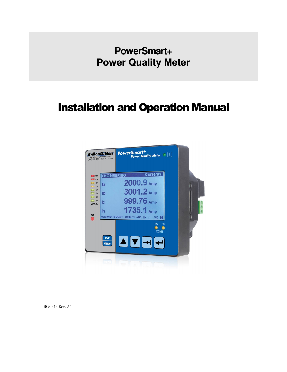 E-Mon E-PS-E-RTU-N User Manual | 160 pages