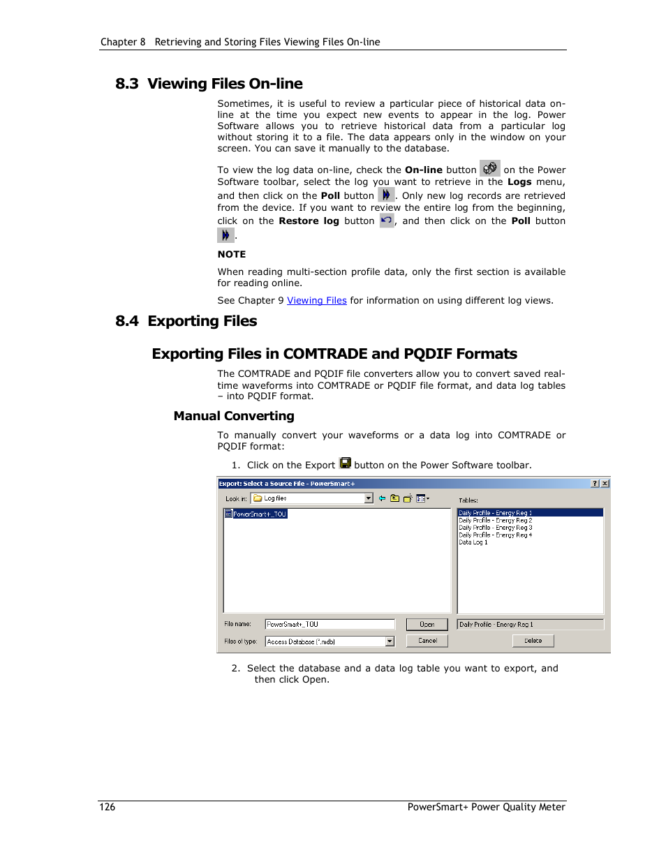 3 viewing files on-line | E-Mon E-PS-E-RTU-N User Manual | Page 126 / 160