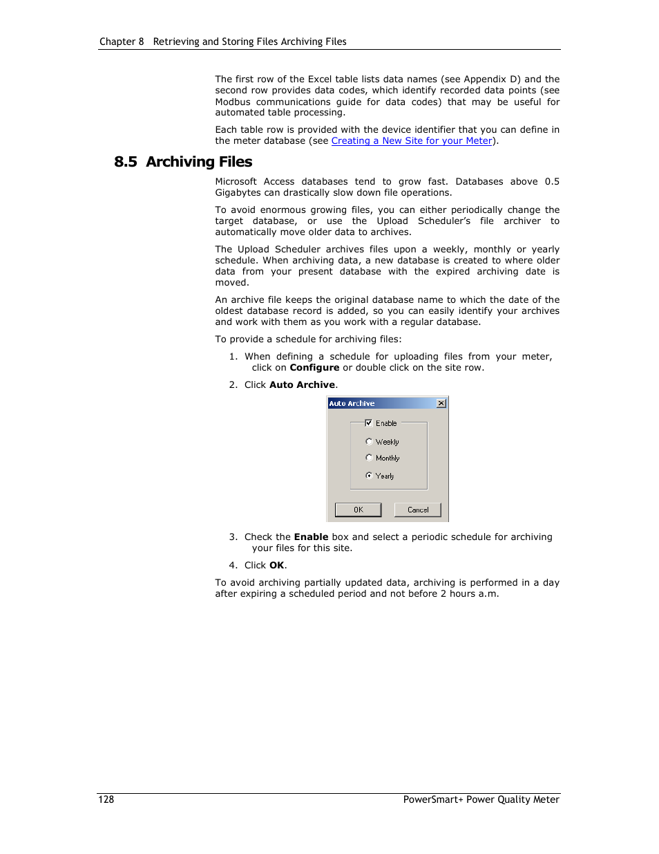 5 archiving files | E-Mon E-PS-E-RTU-N User Manual | Page 128 / 160