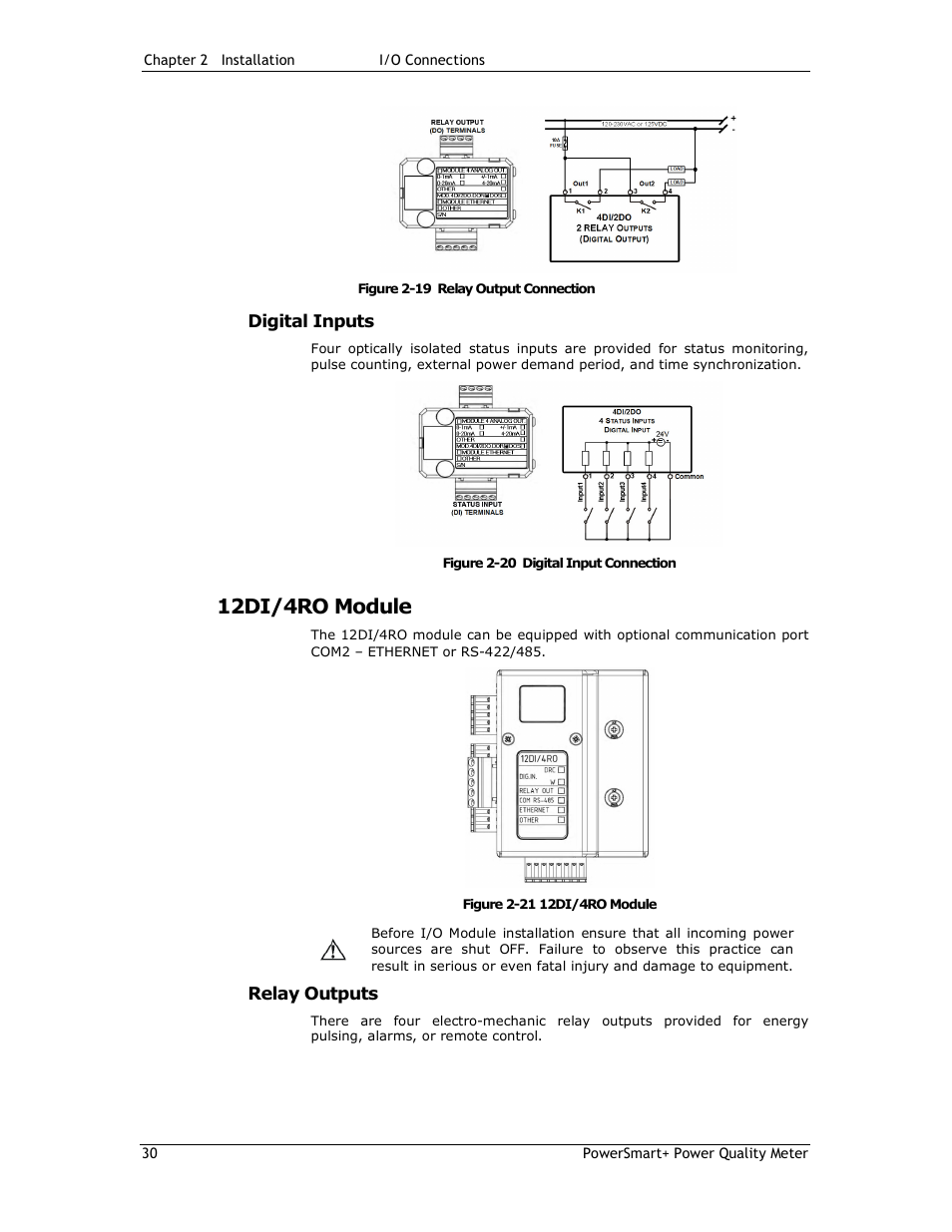 12di/4ro module | E-Mon E-PS-E-RTU-N User Manual | Page 30 / 160