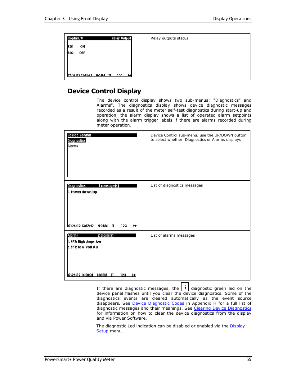 Device control display | E-Mon E-PS-E-RTU-N User Manual | Page 55 / 160