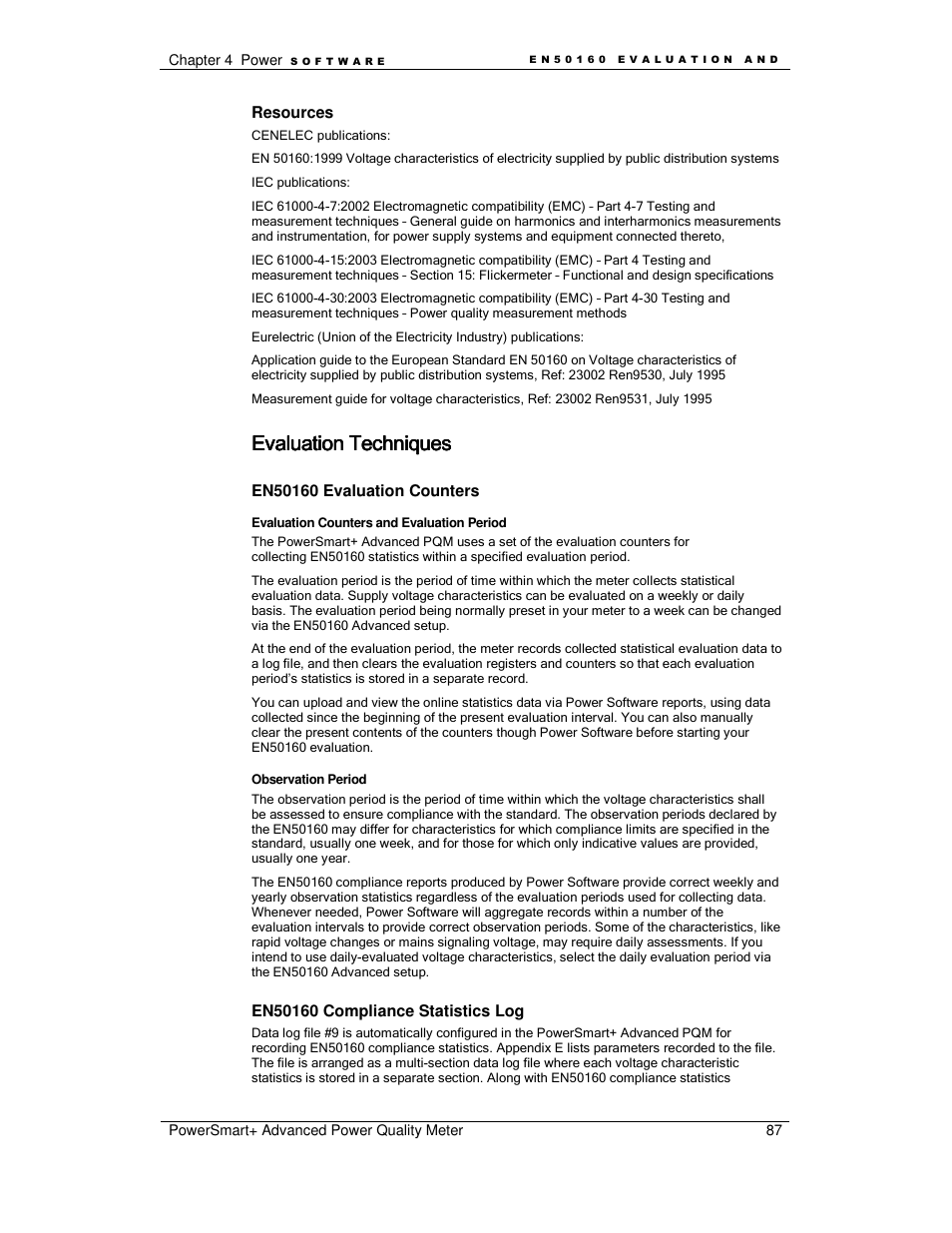 Evaluation techniques | E-Mon E-PS-A-RTU-N User Manual | Page 87 / 151