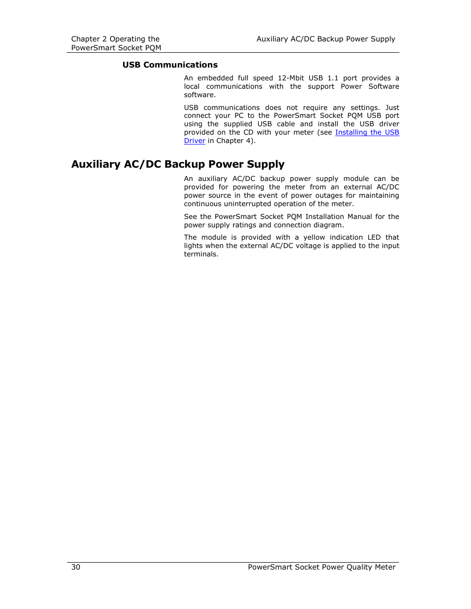 Auxiliary ac/dc backup power supply | E-Mon E-PS-S-HV-RTU User Manual | Page 30 / 232