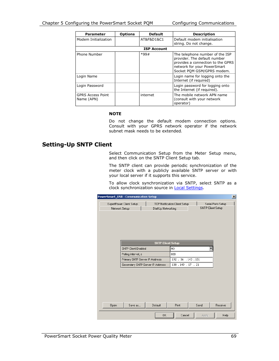 Setting-up sntp client | E-Mon E-PS-S-HV-RTU User Manual | Page 69 / 232