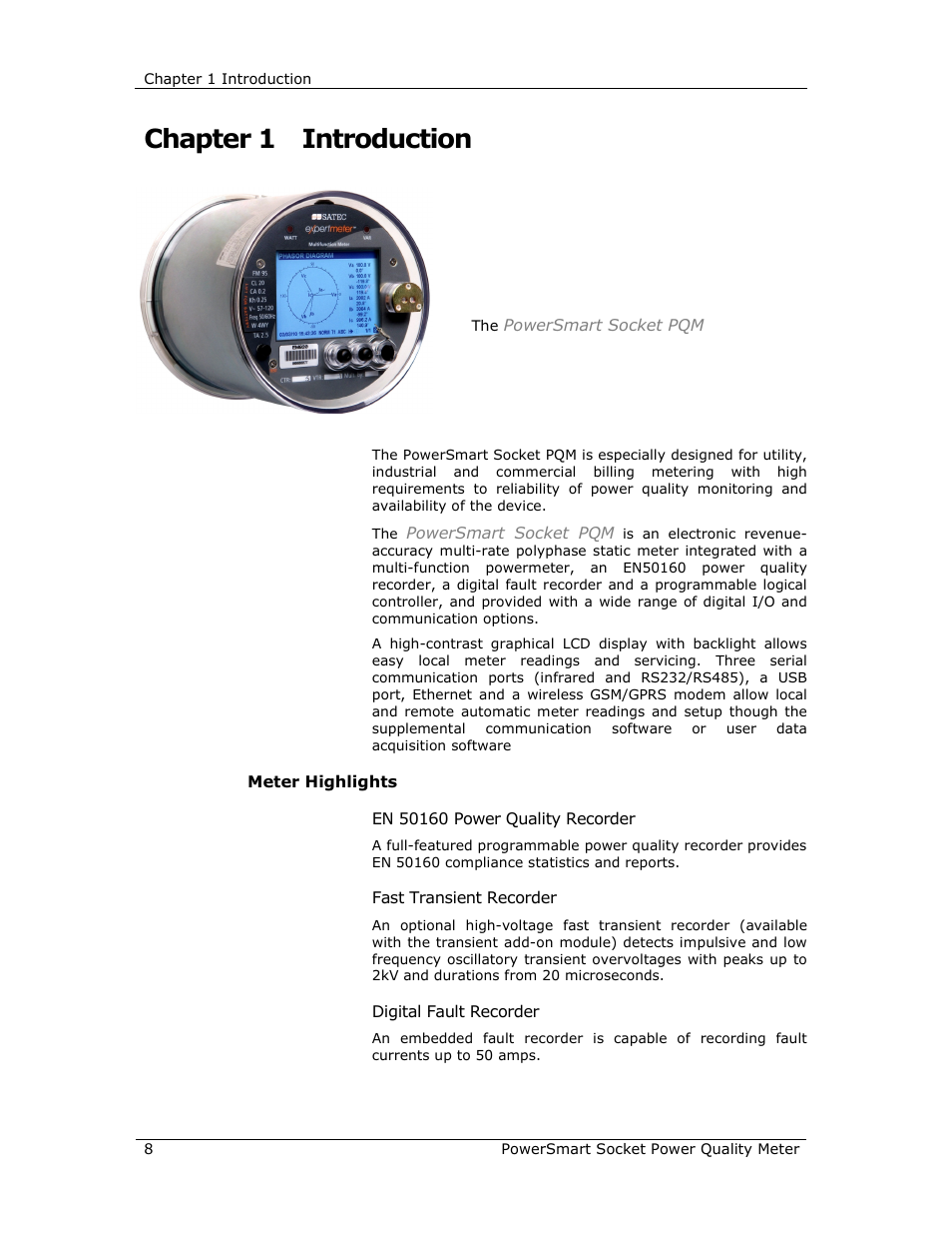 Chapter 1 introduction | E-Mon E-PS-S-HV-RTU User Manual | Page 8 / 232