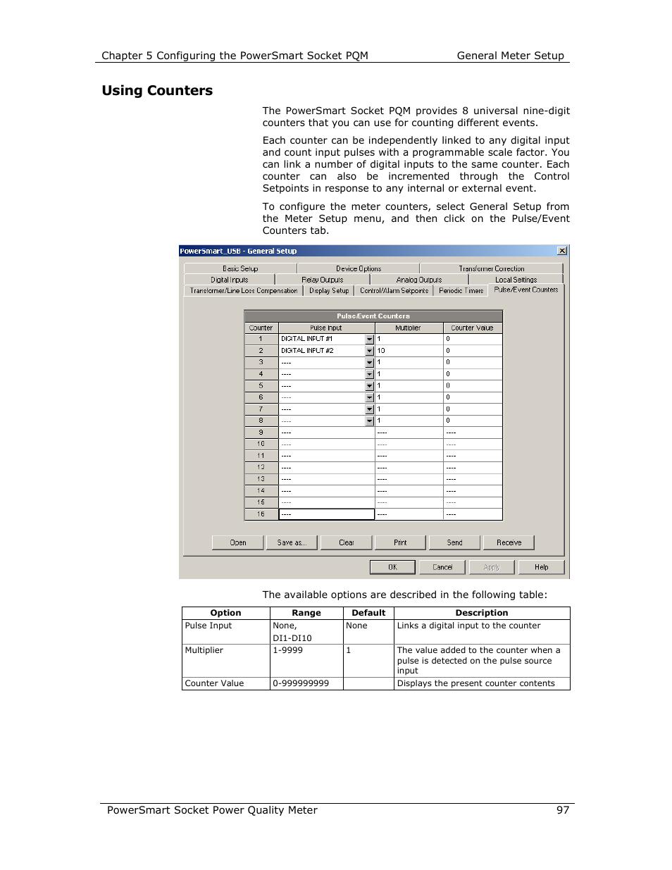 Using counters | E-Mon E-PS-S-HV-RTU User Manual | Page 97 / 232