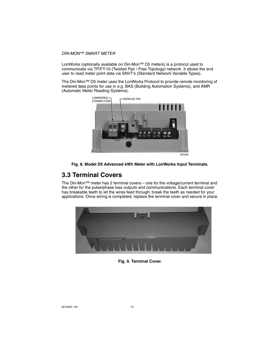 3 terminal covers | E-Mon E-D5-600800-S*SPL3-V3KIT3 User Manual | Page 14 / 72
