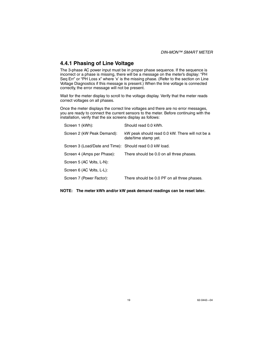 1 phasing of line voltage | E-Mon E-D5-600800-S*SPL3-V3KIT3 User Manual | Page 19 / 72