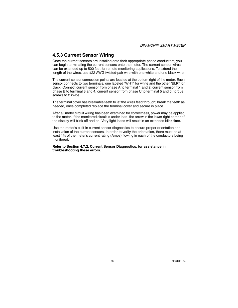 3 current sensor wiring | E-Mon E-D5-600800-S*SPL3-V3KIT3 User Manual | Page 23 / 72