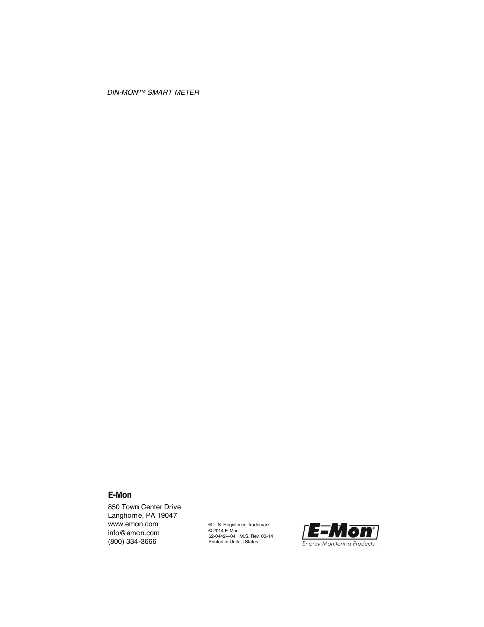 E-Mon E-D5-600800-S*SPL3-V3KIT3 User Manual | Page 72 / 72