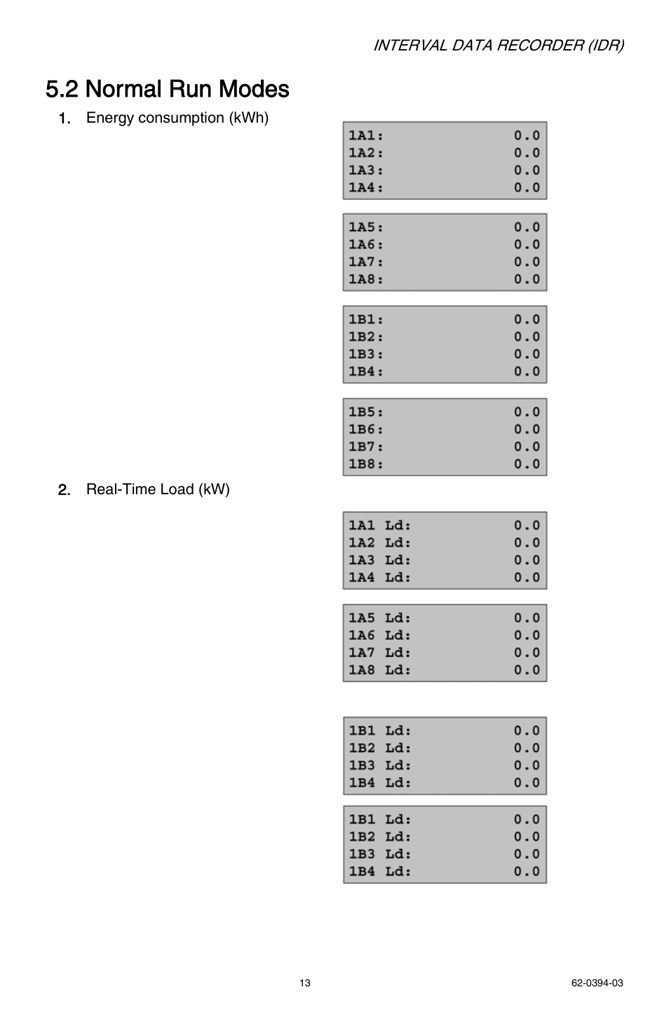 2 normal run modes | E-Mon EIDR-16J*RJ User Manual | Page 13 / 40