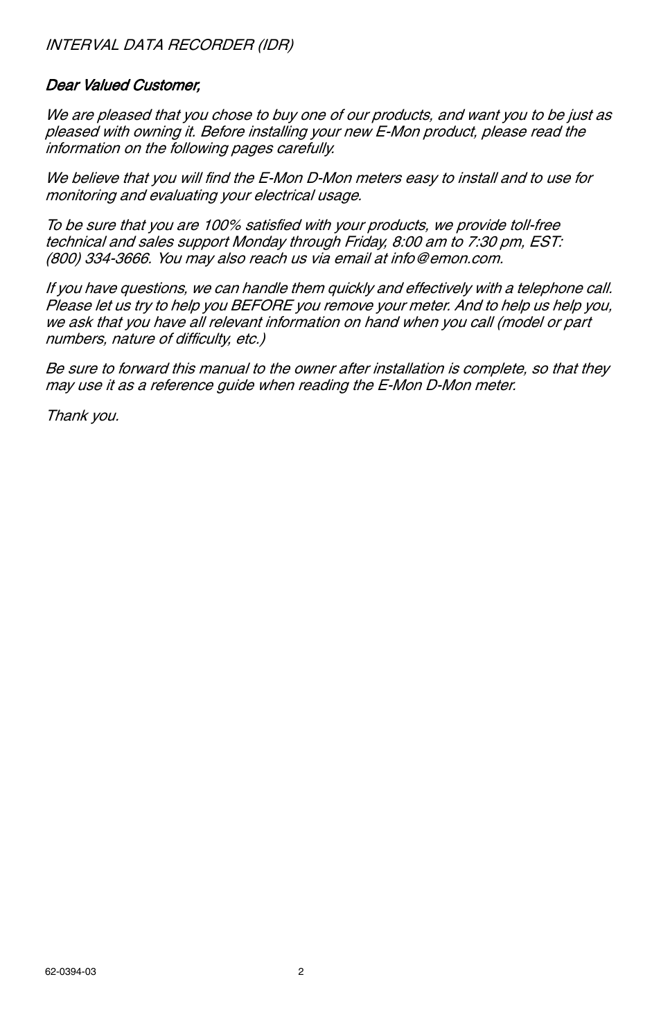 E-Mon EIDR-16J*RJ User Manual | Page 2 / 40