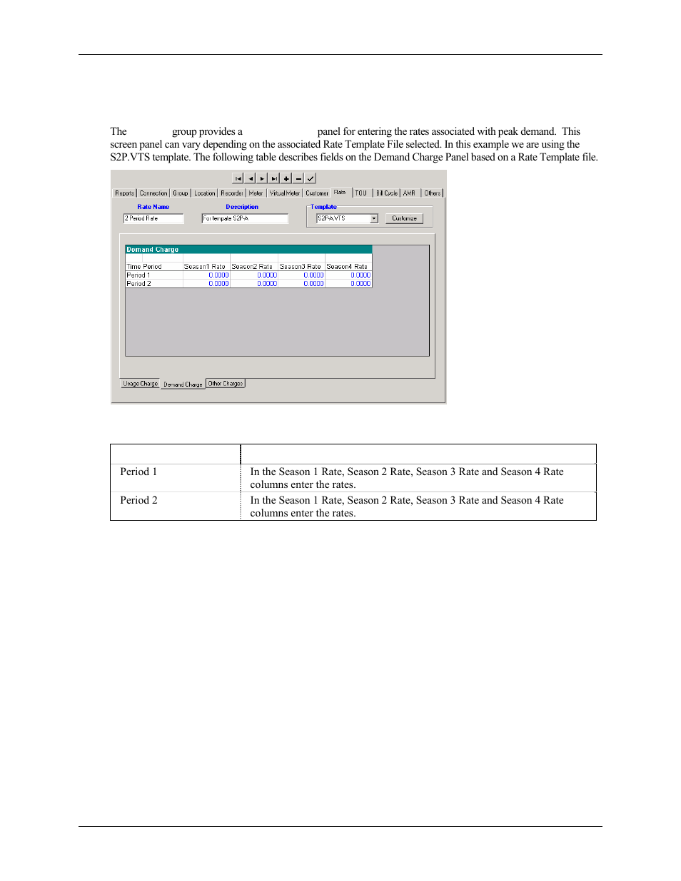 What is the demand charge panel | E-Mon Energy Software User Manual | Page 130 / 223