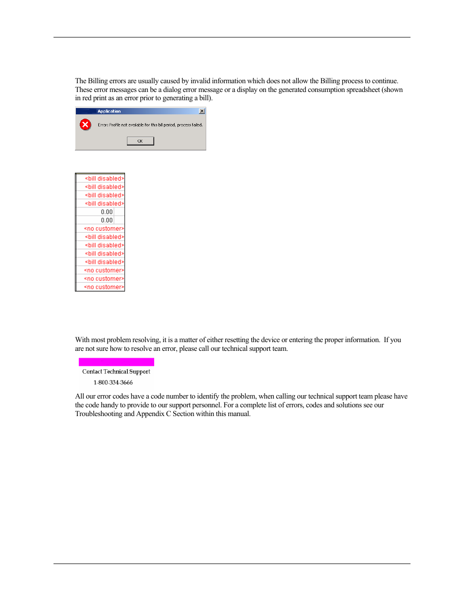 What is a billing error, How do i resolve error flags | E-Mon Energy Software User Manual | Page 153 / 223