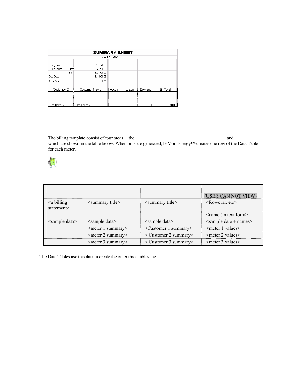 How do bill templates (or forms) work | E-Mon Energy Software User Manual | Page 179 / 223