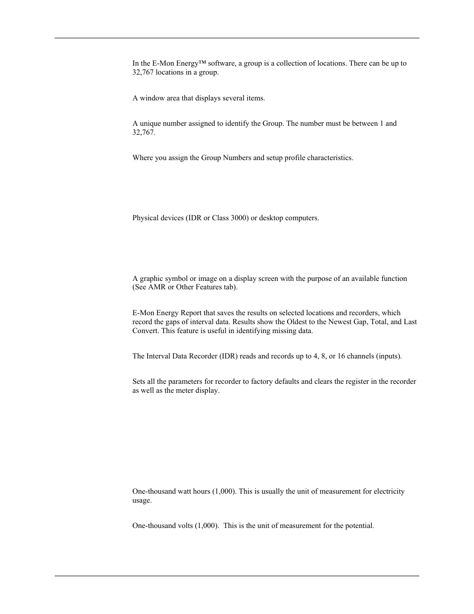 E-Mon Energy Software User Manual | Page 201 / 223