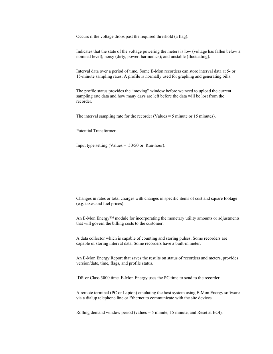E-Mon Energy Software User Manual | Page 204 / 223
