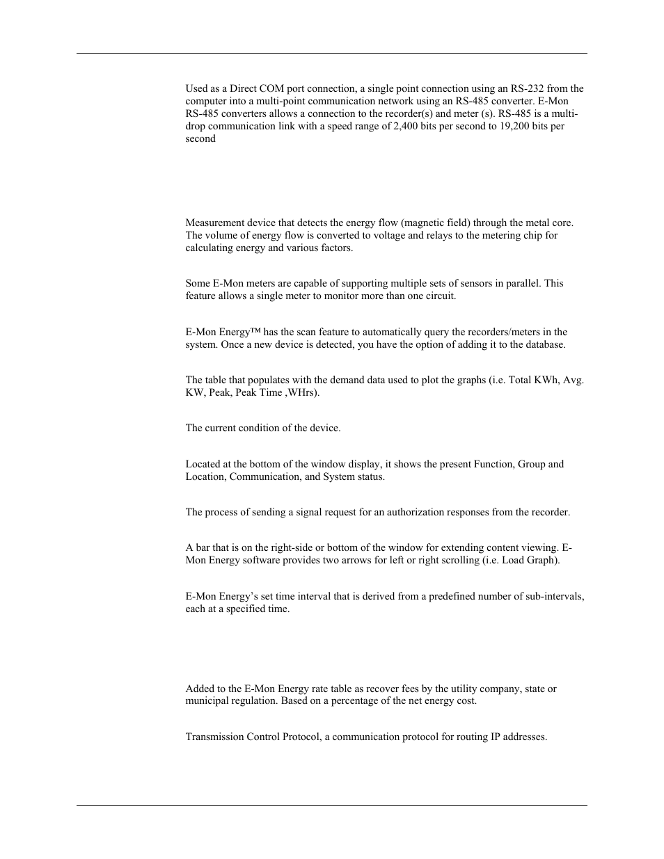E-Mon Energy Software User Manual | Page 205 / 223