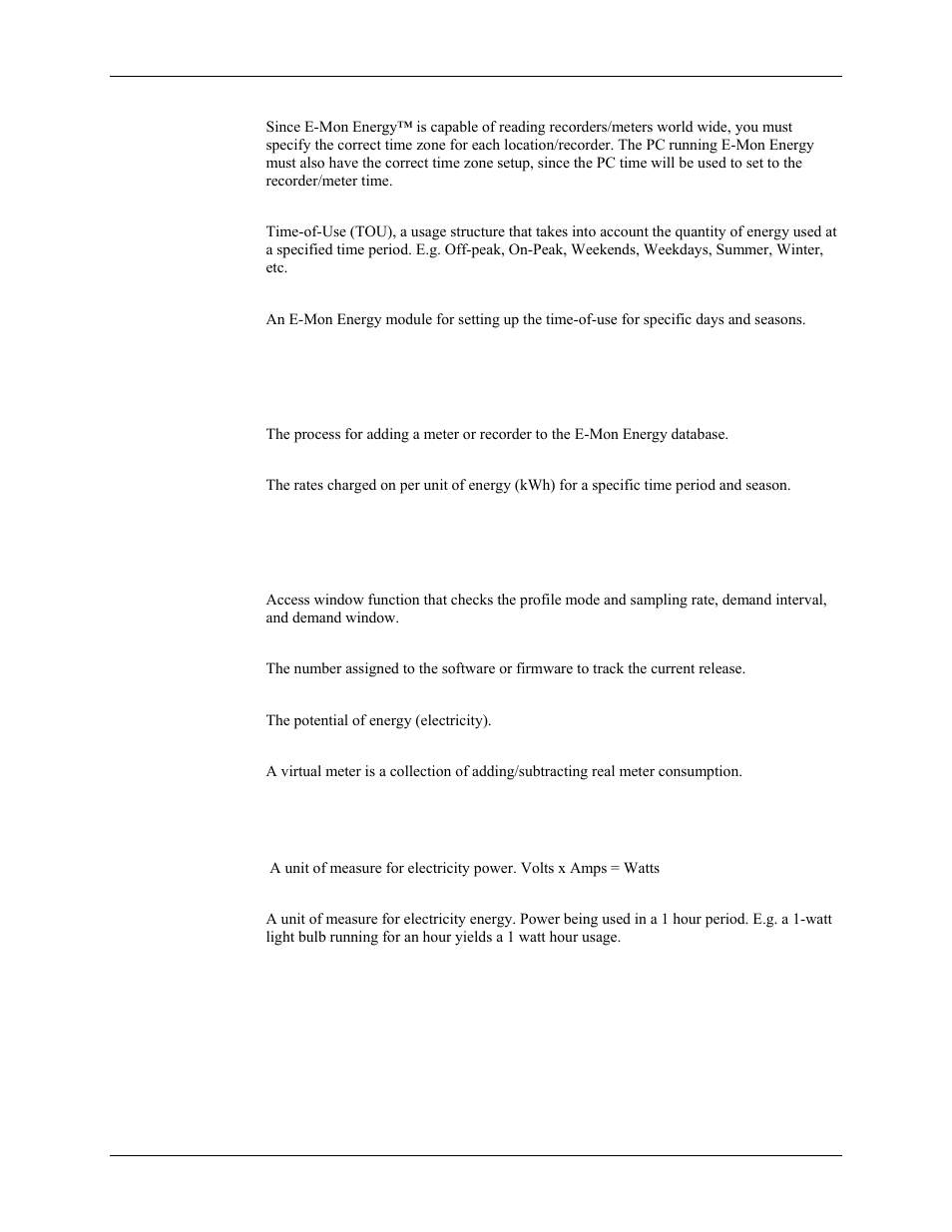 Xy z | E-Mon Energy Software User Manual | Page 206 / 223