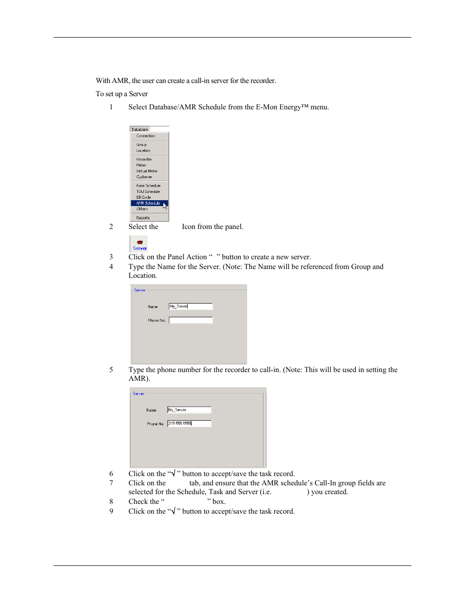 How do i set up the server | E-Mon Energy Software User Manual | Page 56 / 223