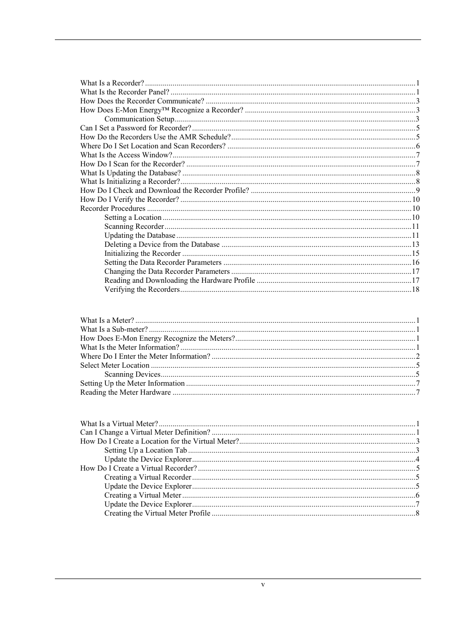 E-Mon Energy Software User Manual | Page 6 / 223