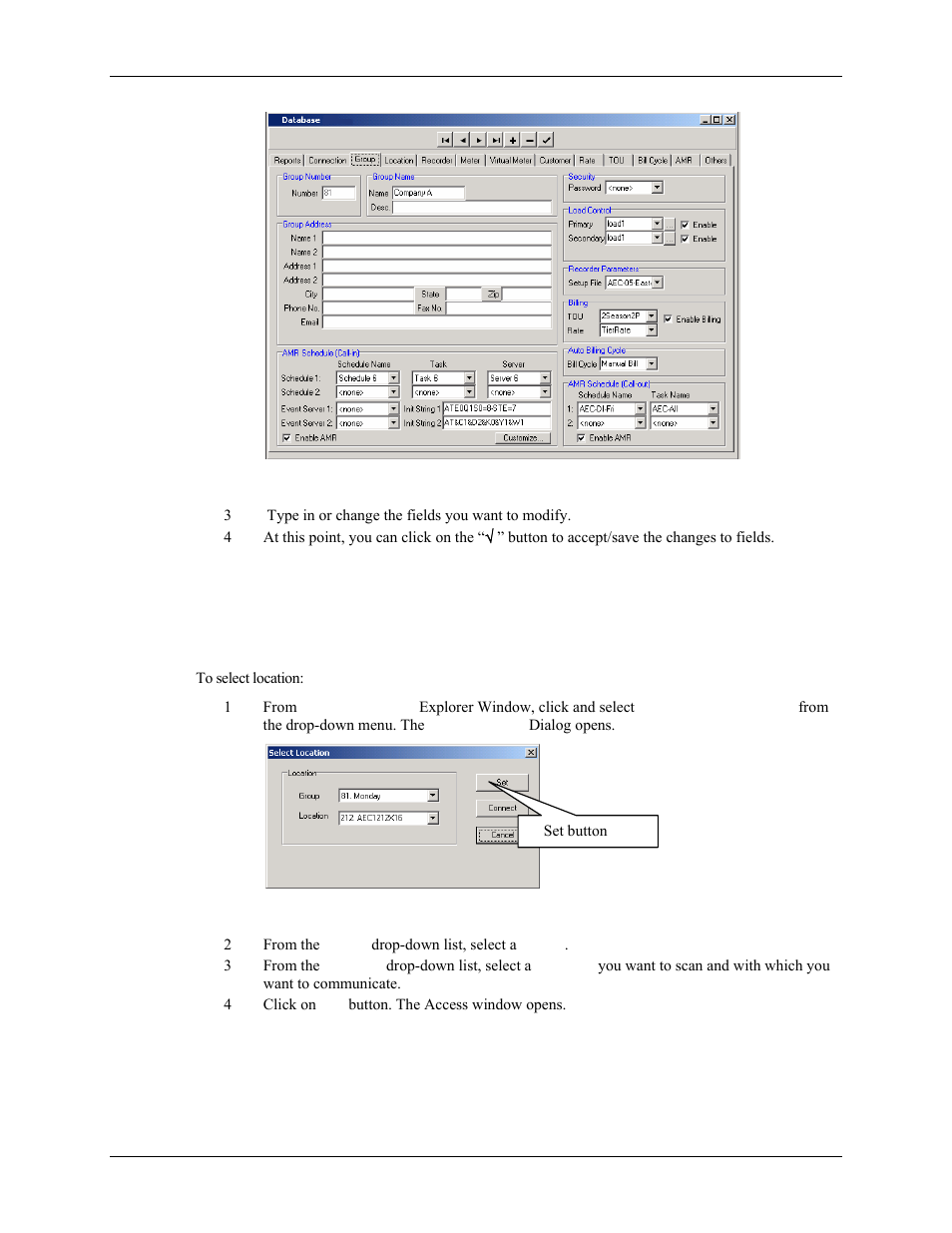 How do i select a location and scan for meters | E-Mon Energy Software User Manual | Page 73 / 223