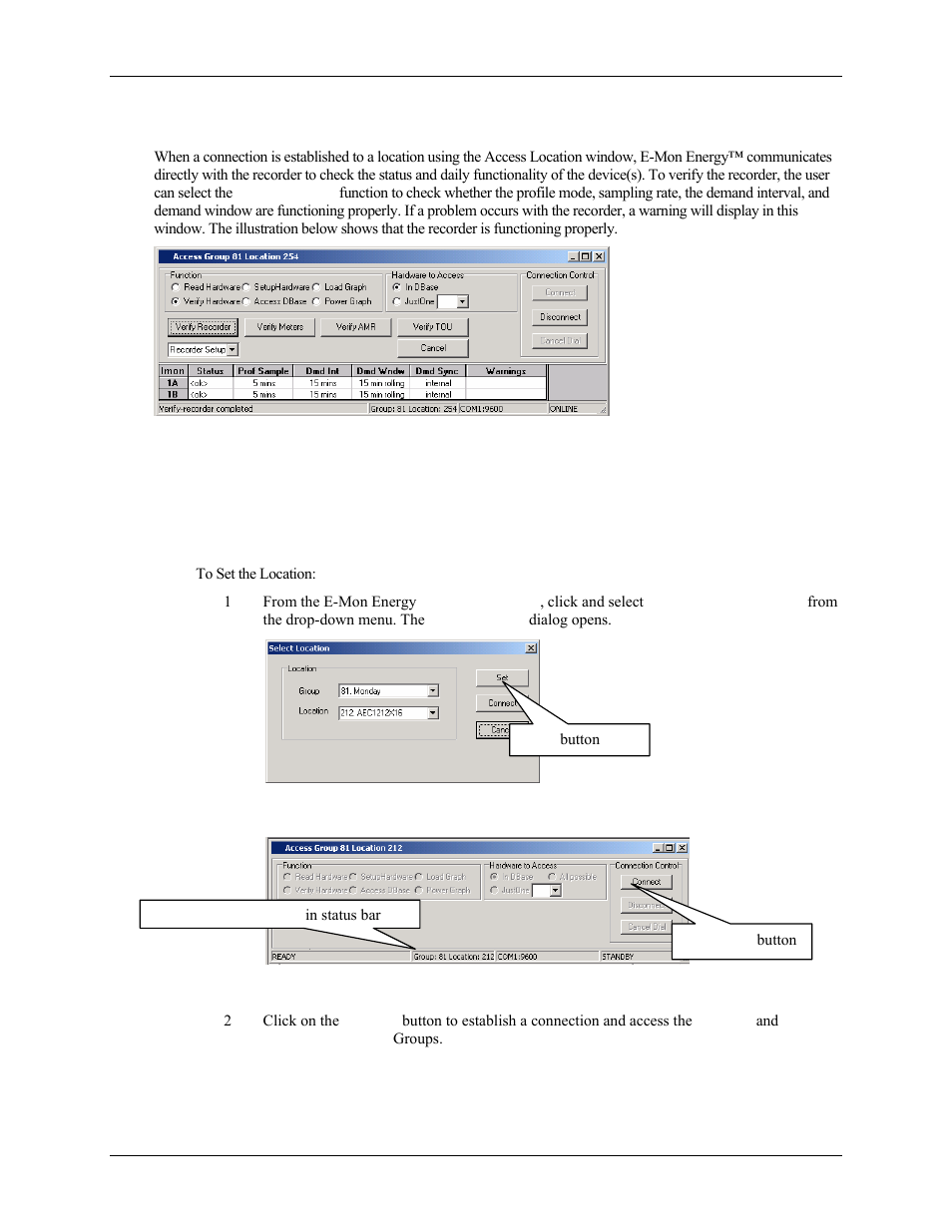 How do i verify the recorder, Recorder procedures | E-Mon Energy Software User Manual | Page 87 / 223