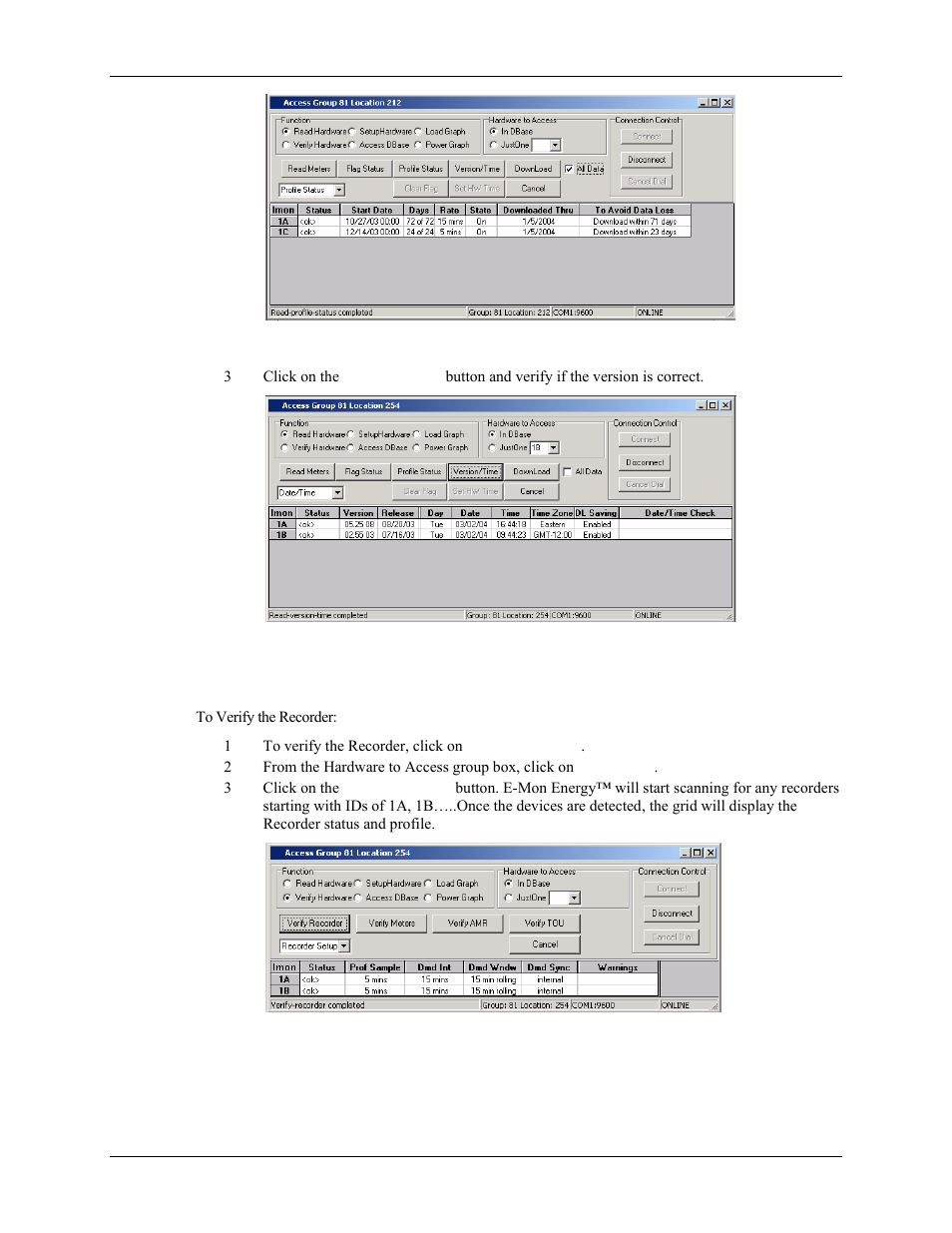 E-Mon Energy Software User Manual | Page 95 / 223