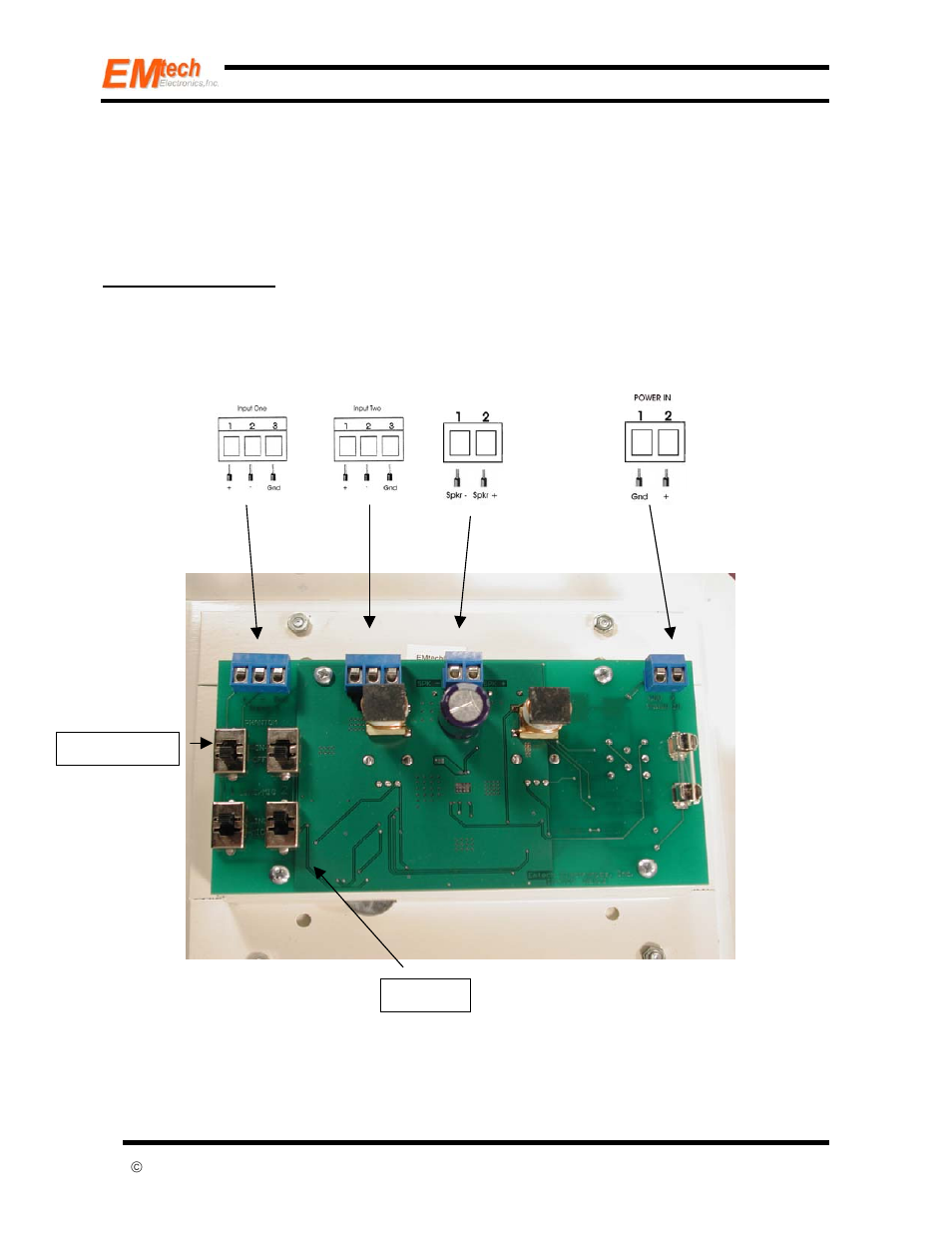 Emtech Electronics IA-250 User Manual | Page 2 / 6