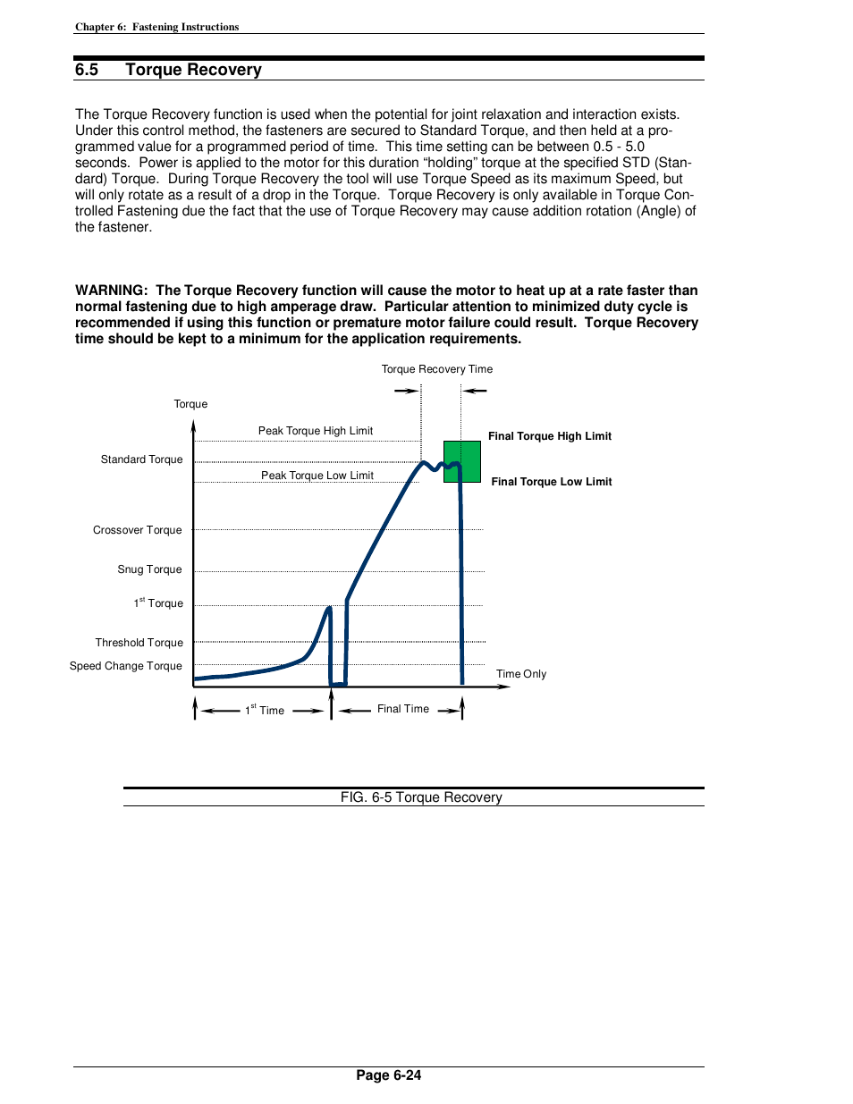5 torque recovery | FEC AFC1500 User Manual | Page 110 / 198