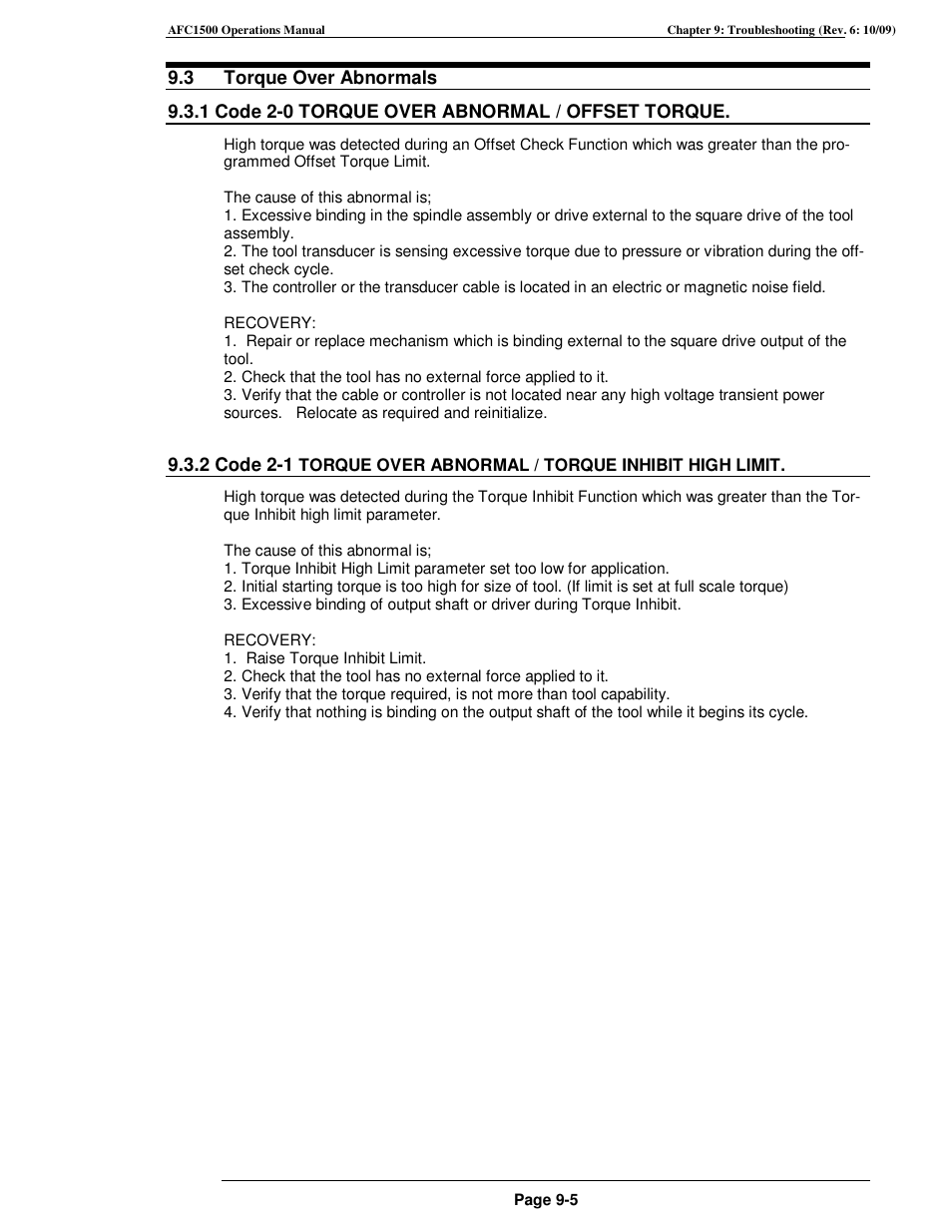 FEC AFC1500 User Manual | Page 159 / 198