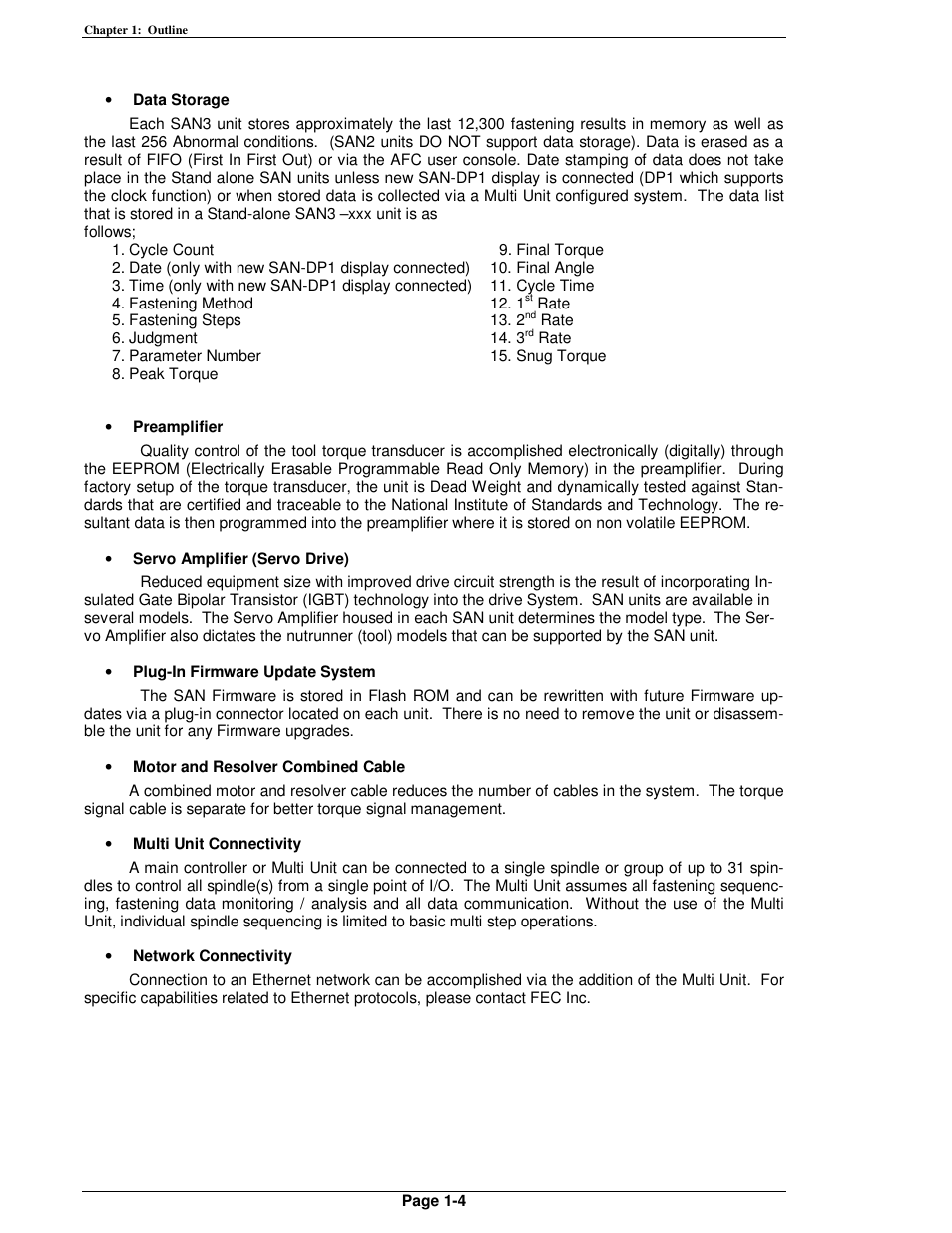 FEC AFC1500 User Manual | Page 18 / 198